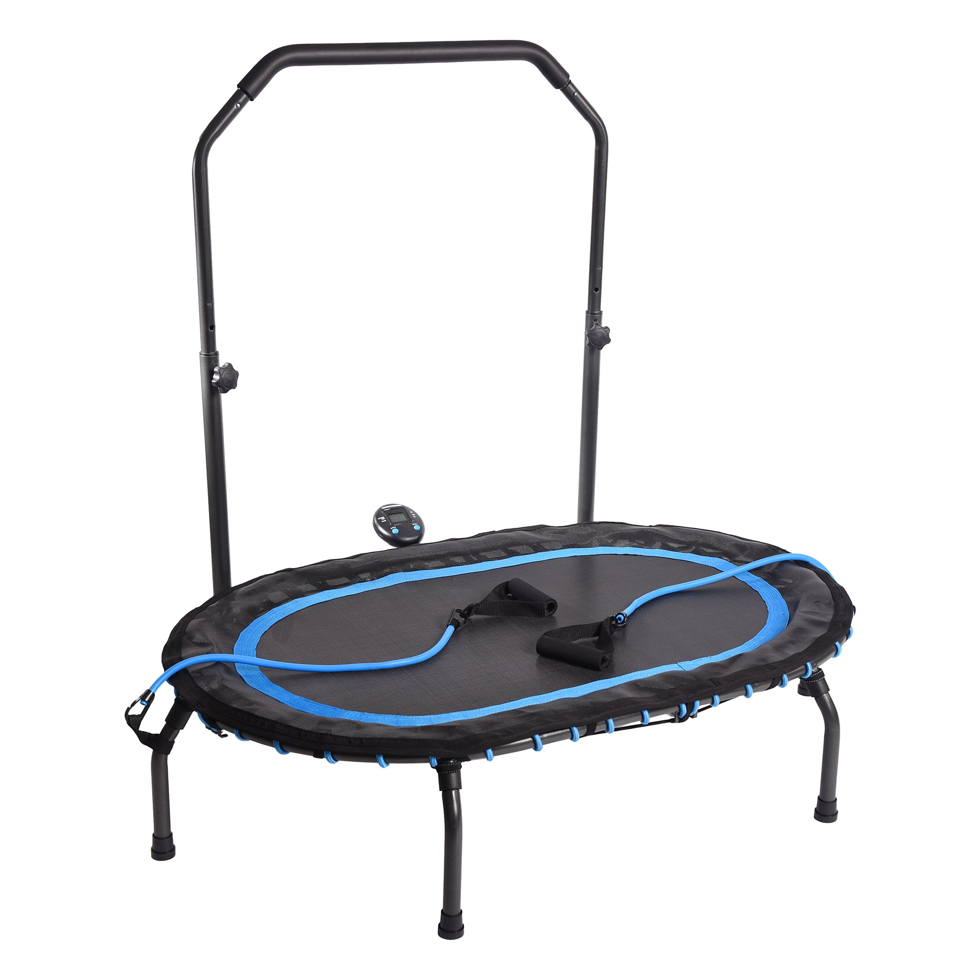Stamina Products Stamina InTone Oval Fitness Rebounder Trampoline for Cardio with Handlebars