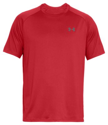 Under Armour Men's Ua Tech 2.0 Short Sleeve Top in Red | Size: 2XL