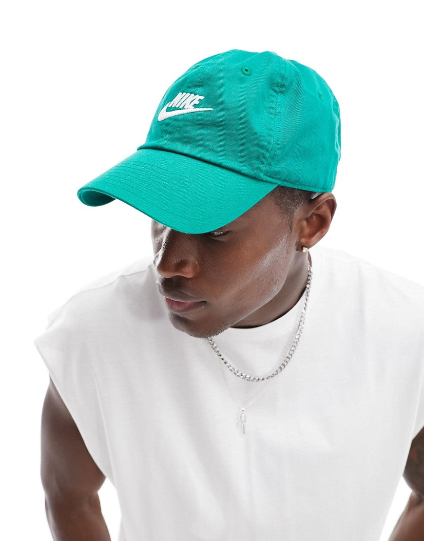 Nike | Unisex Club Unstructured Futura Wash Cap, Kelly Green, Size Medium/Large