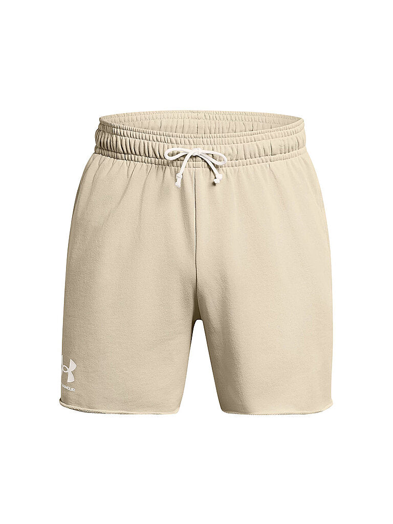 Under Armour Rival Terry 6in Shorts Men Brown, Size: XXL