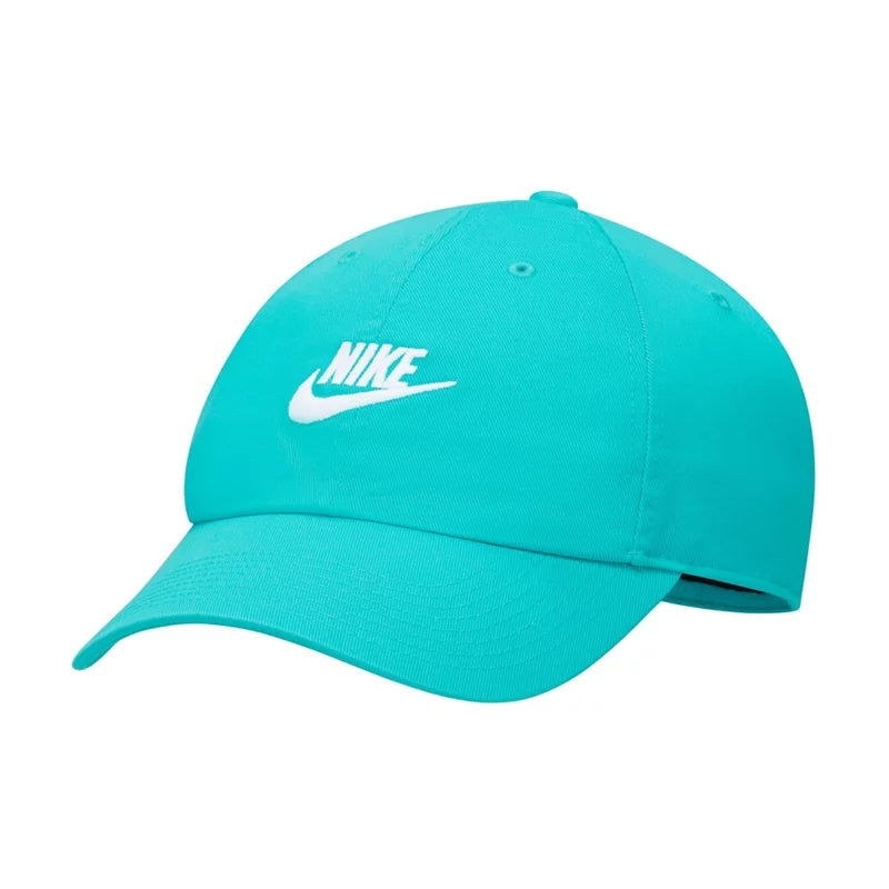 Nike Men's and Women's Aqua Futura Wash Club Adjustable Hat - Aqua