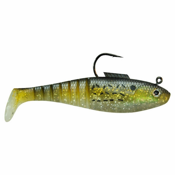 Egret Baits Vudu Shad Lure, Gold Bunker