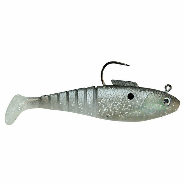 Egret Baits Vudu Shad Lure, Silver Mullet