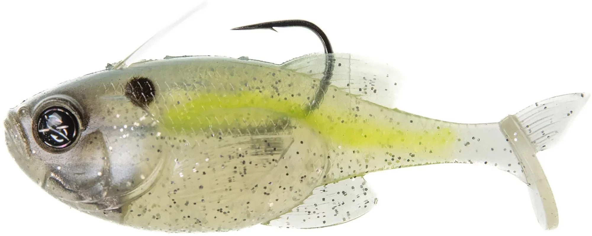 Googan Squad Guppy Swimbait, Pearl Shad, 3.8in, GBG-3814-PLS