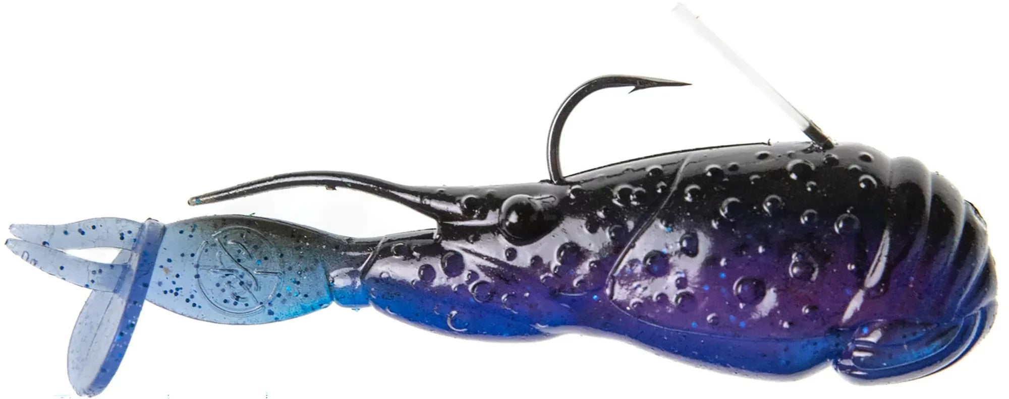 Googan Squad Scuddle Bug Swimbait, Black and Blue Craw, 4in, GBSB-438-BBC