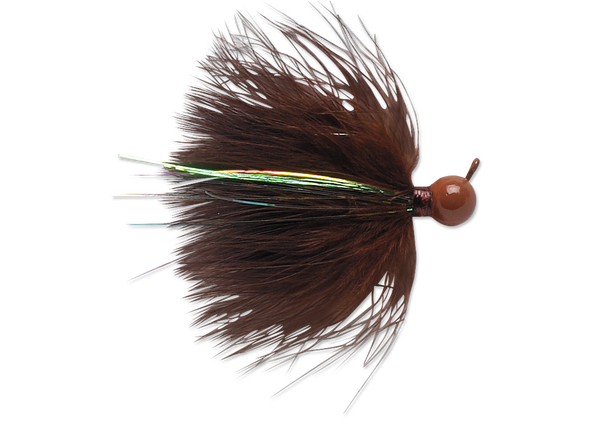 VMC Marabou Jig Brown 1/16 Oz