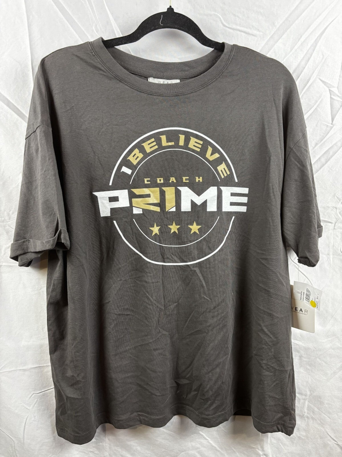 "I Believe Coach Prime" Tee by Wear by Erin Andrews L Deion Sanders Colorado