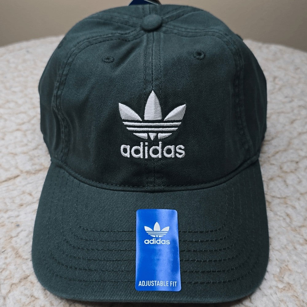 NWT Adidas Relaxed Strap-Back Hat Mineral Green OS