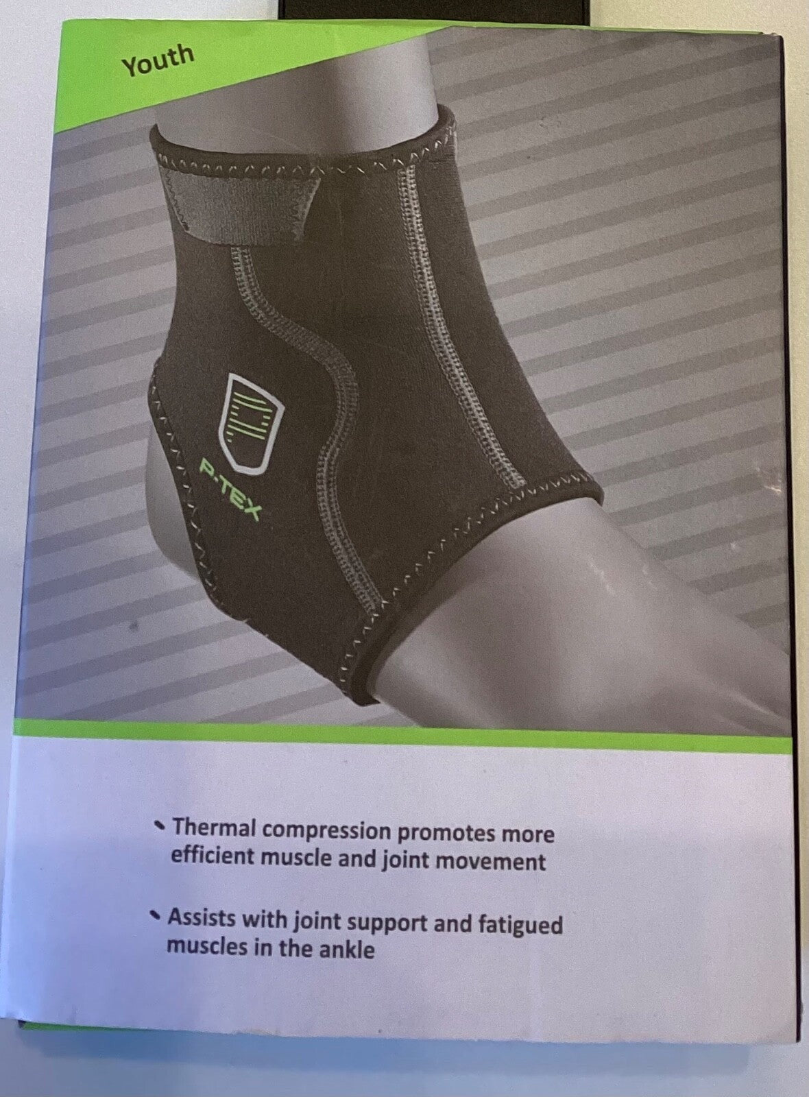 New P-tex Ankle Sleeve Compression Protection Youth