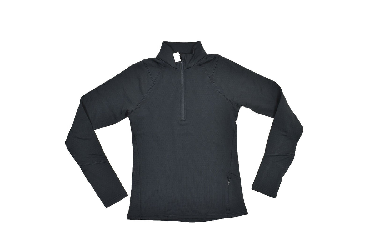 NEW DSG Women's Regular Size XS Black Run Grid 1/4 Zip Pullover Top Sweater