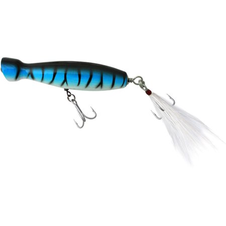 60518038 Timberlure Bottle Style Popper - 5.5 in. - Blue Mackerel