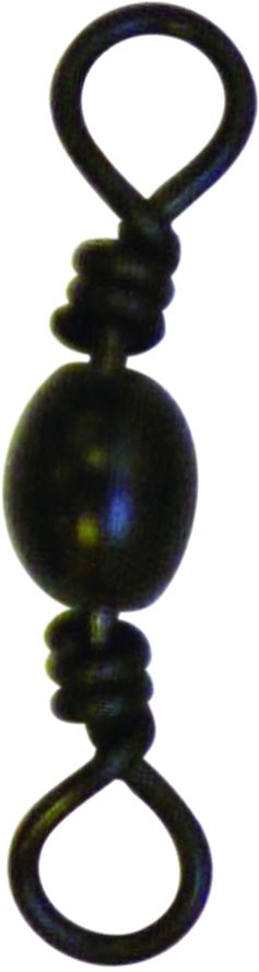 Eagle Claw Barrel Swivel 20 Pack, Size 14, Black