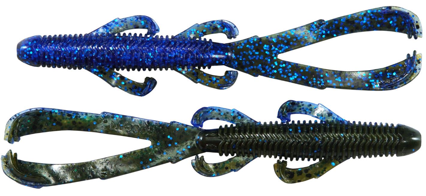 Googan Baits Trench Hawg 4.65 in Craw Softbaits 9-Pack