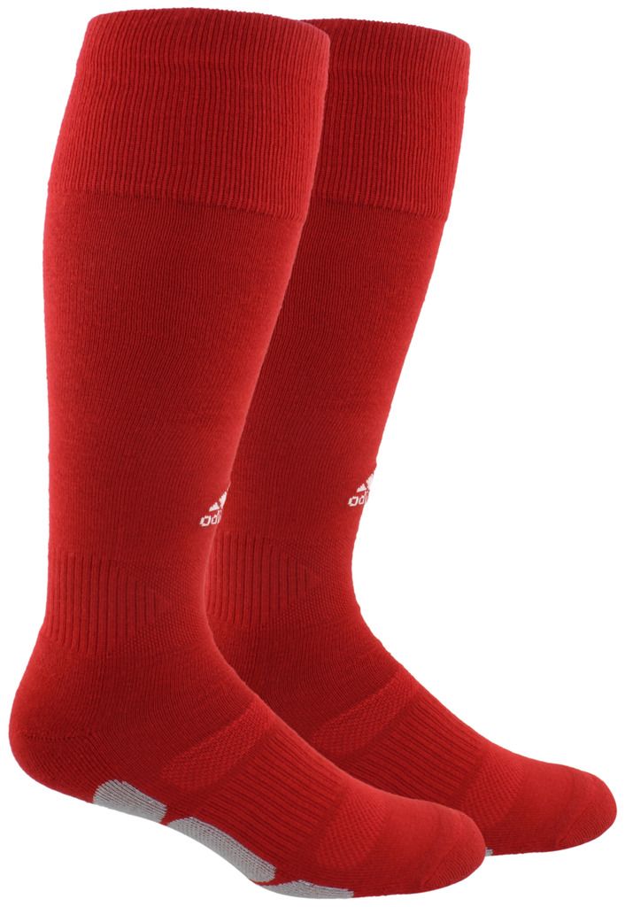 Adidas Icon Over the Calf Baseball/Softball Socks (Red XS)