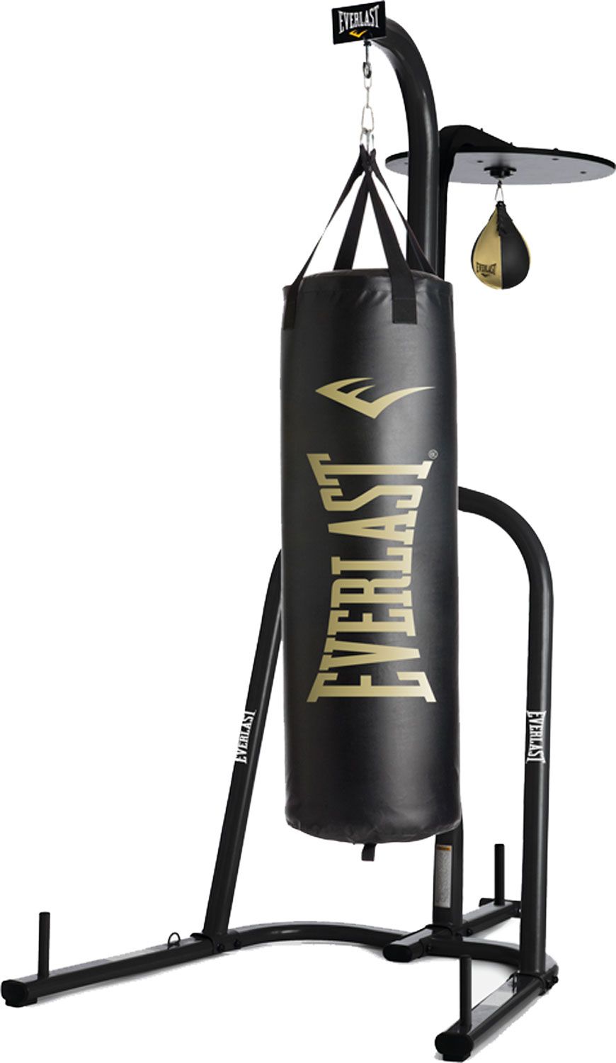 Everlast Powercore Dual Bag and Stand, Black