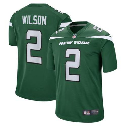 Maillot de match New York Jets Zach Wilson – Vert Gotham – Homme XL