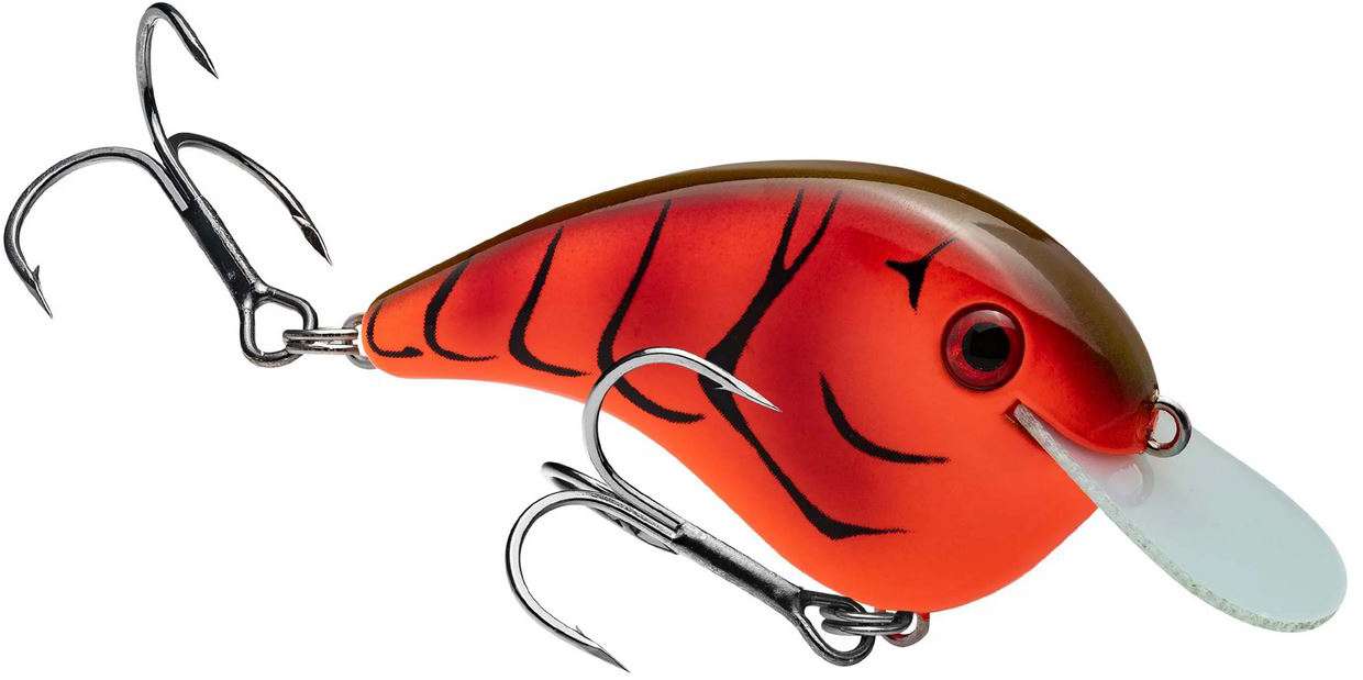 60080031 Chick Magnet Flat-Sided Crankbait - 0.43 Oz - Fire Craw
