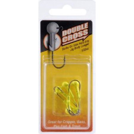Leland Lures Crappie Magnet Double Cross Jigheads 5-Pack