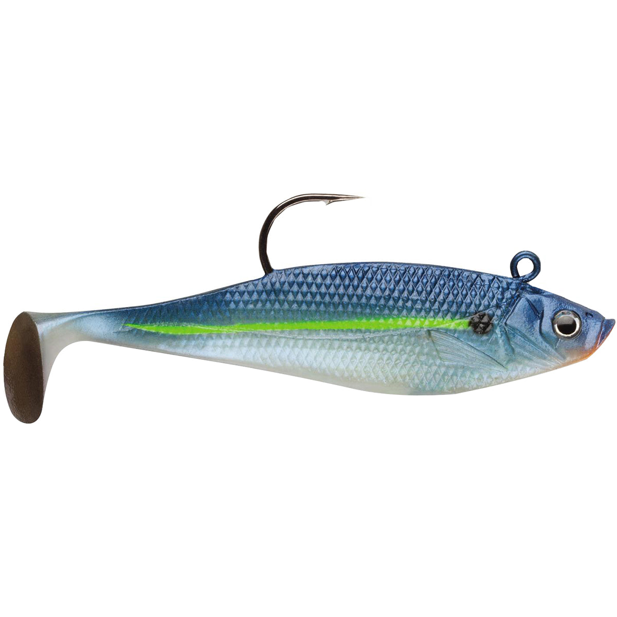 Storm WildEye Swim Shad 3 Fishing Lure 1/4oz Blue Steel Shad 3pcs