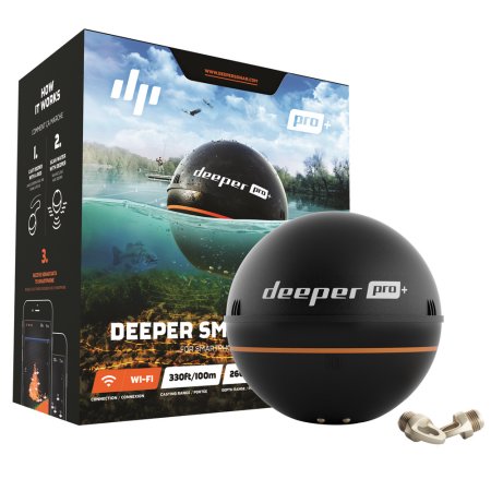 Deeper Pro+ Smart Fish Finder– Floor Model, Under 5"