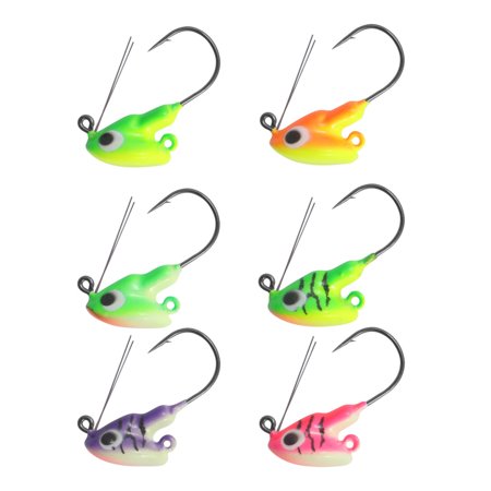 Northland Fishing Tackle Puppet Minnow Jig, Assorted, 1/8oz, NL-FBSW3-6-99