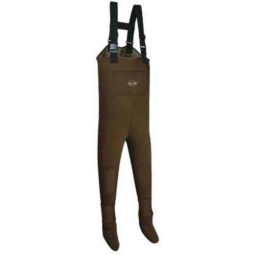 Men's Allen Rock Creek Neoprene Stockingfoot Chest Waders Adult Medium Chocolate Brown