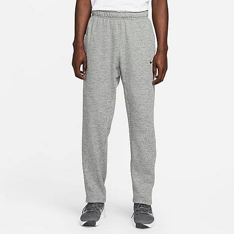 Nike Men's Relaxed-Fit Therma-fit Open Hem Fitness Pants - Dark Gray Heather