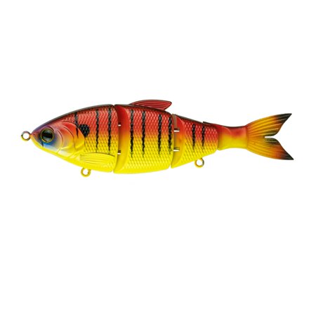 6th Sense Fishing Trace Fast Sink Swimbait, 6 in., Fire Perch