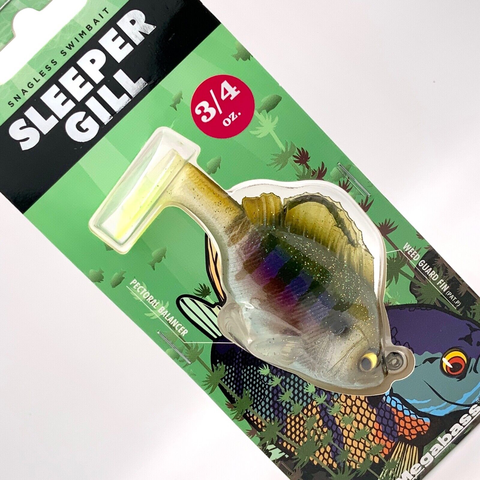 Megabass Sleeper Grill Rigged Plastic Swim Bait