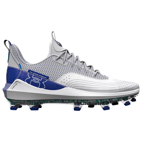 Under Armour Mens Under Armour Harper 7 Low Elite Turf - Mens Baseball Shoes Royal/White/Royal Size 14.0