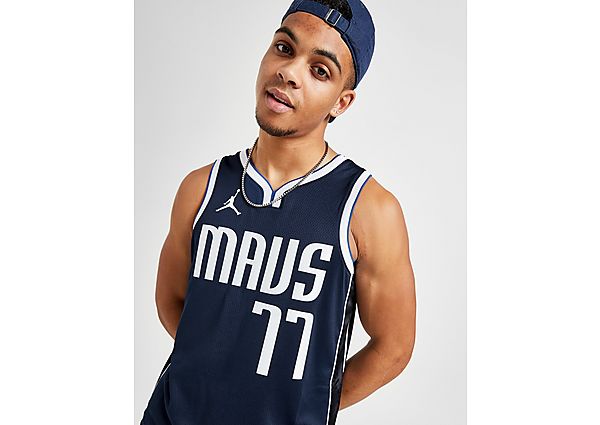 Men's Basketball Tank Top Nba Statement Edition 22 Dri-fit Swingman Jersey No 77 Luka Doncic Dalmav College Navy