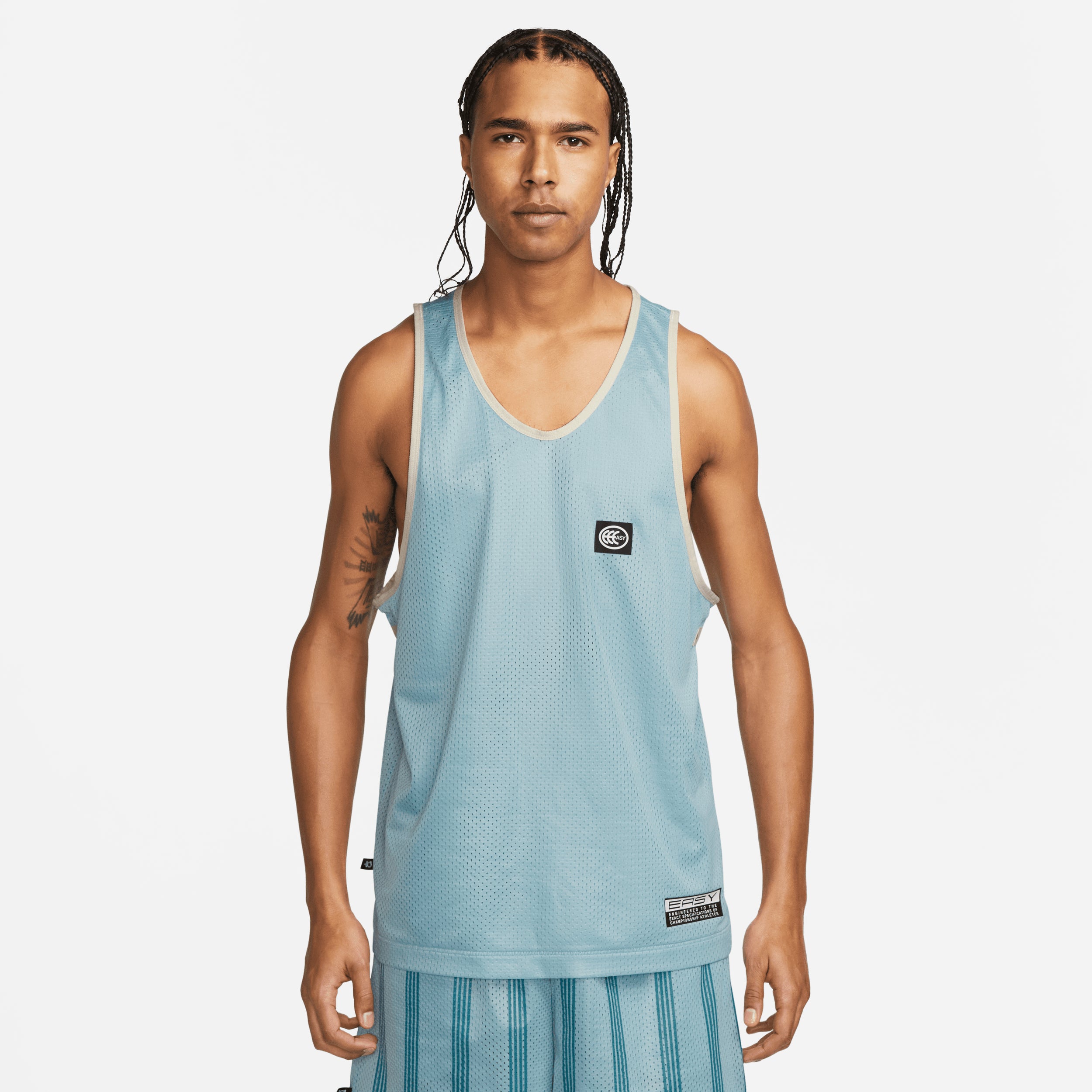 Jersey De Básquetbol De Malla Nike Dri-FIT Para Hombre Kevin Durant - Azul