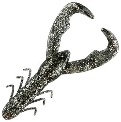 3.5 in. Christie Craw Tin Foil Fishing Lure, Black