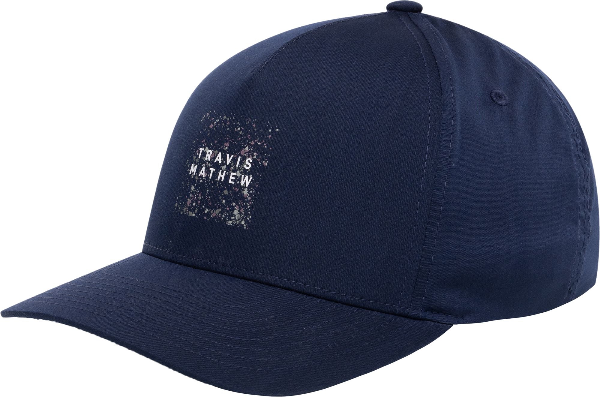 TravisMathew Splatter Print Hat, Black