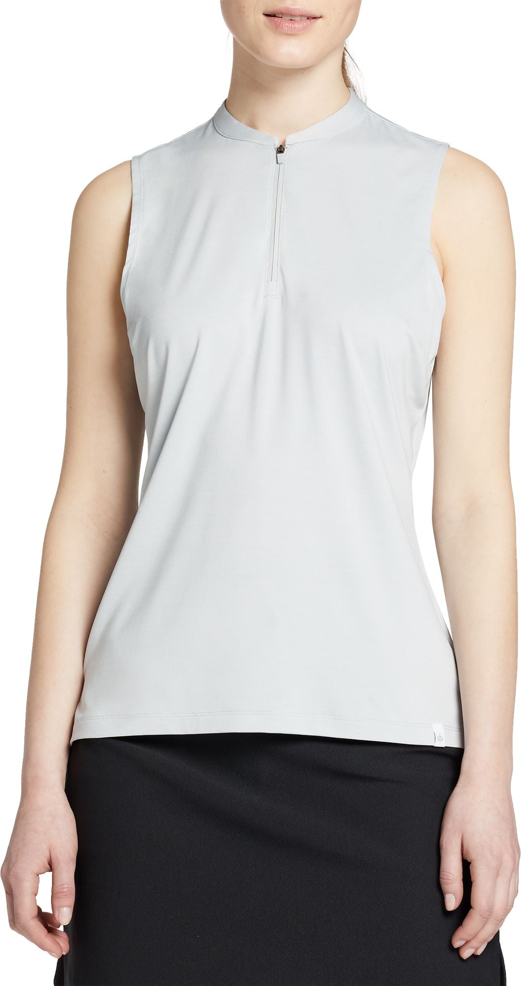 Walter Hagen Women's Sport Sleeveless Golf Polo, Small, Rare Coin Gray