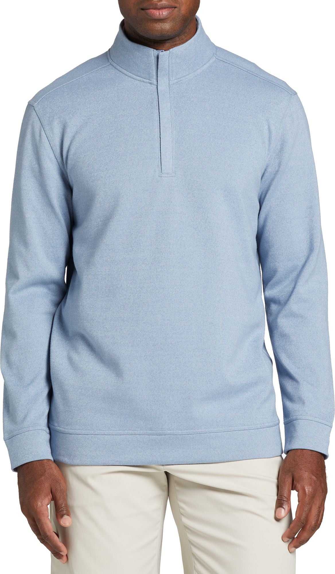 Walter Hagen Men's Performance 11 Midweight 1/4 Zip Golf Pullover, Small, Grey Sky Heather Gray