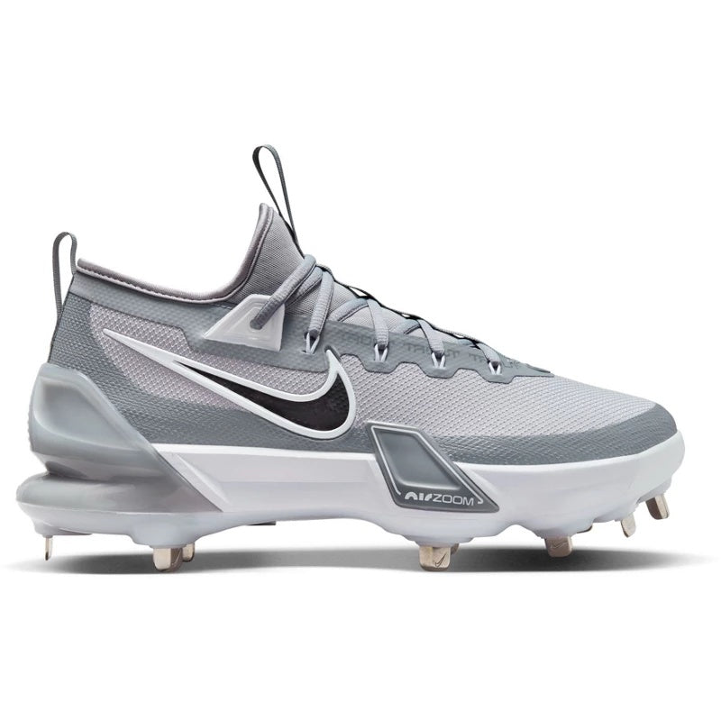 Nike Men's Force Zoom Trout 9 Elite Baseball Cleats Grey/White - Adult Baseball at Academy Sports