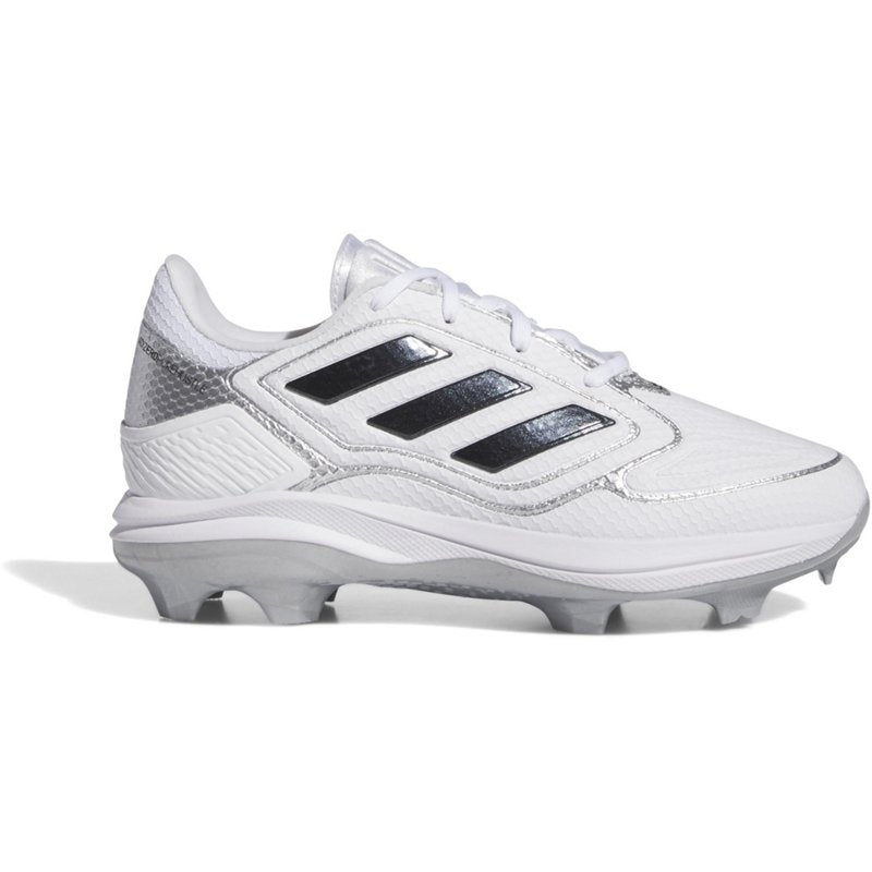 Adidas Girls’ Adizero PureHustle 3 TPU Softball Cleats White/Black, 5.5 - Youth Baseball at Academy Sports
