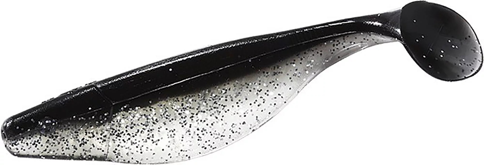 Mister Twister Sassy Shad Fishing Lure, Silver Flake Black Back
