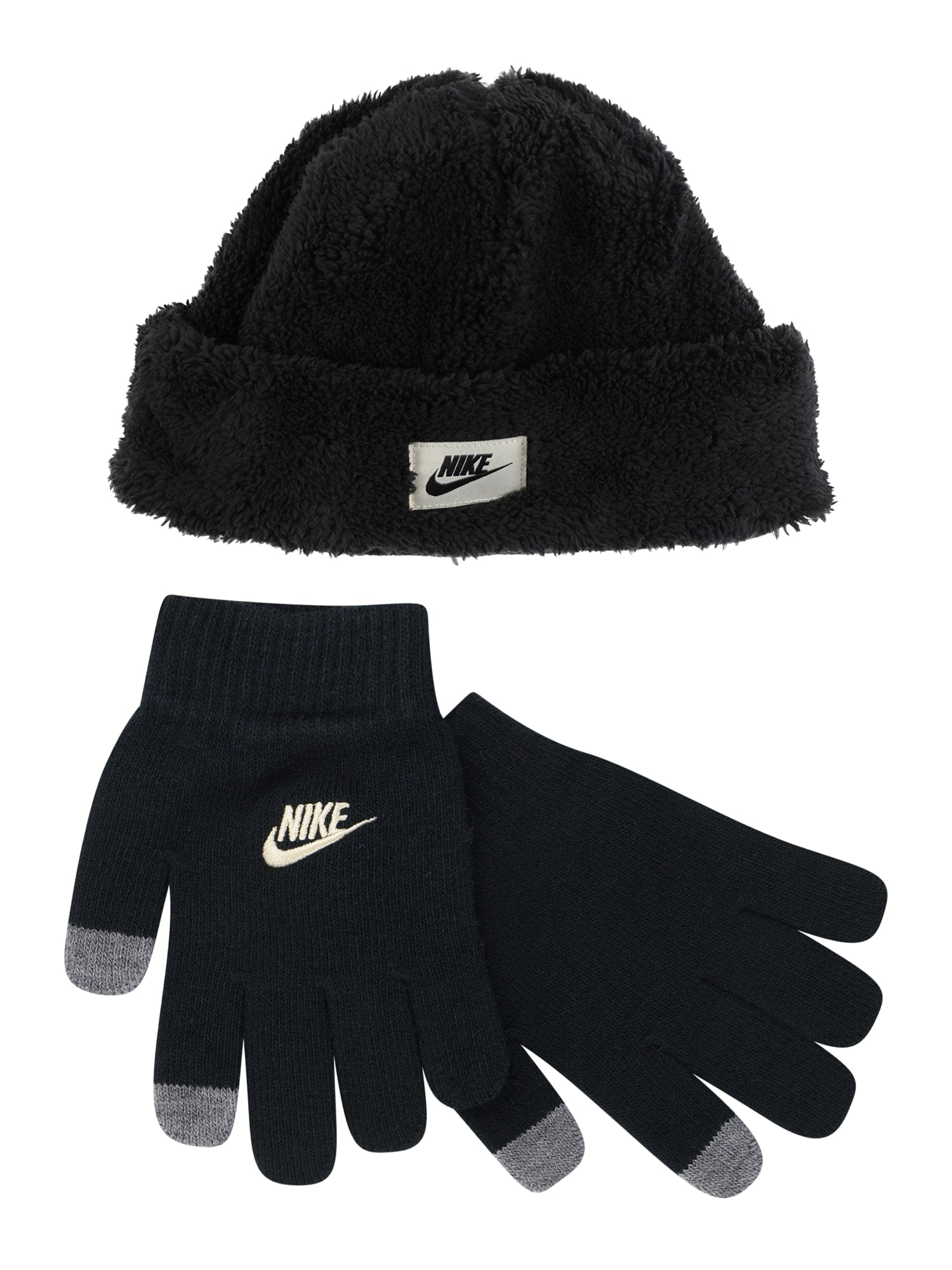 Nike Sportswear Σκούφος μαύρο / λευκό