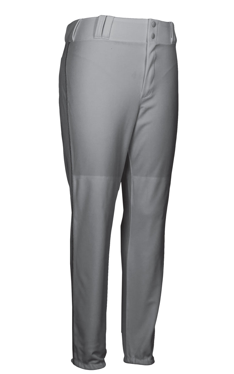N46010202XL Intensity Microfiber Double Knit Baseball Pant, Grey - 2XL