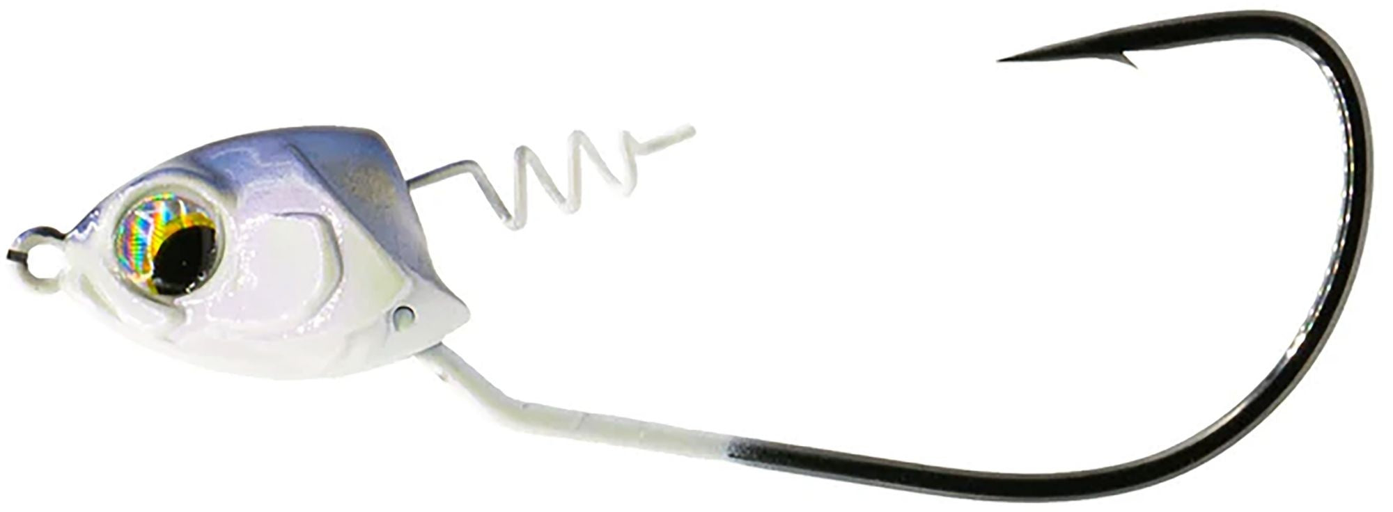 81434316 0.375 Oz 6th Sense Fishing Axle Swimbait Jighead, Baby Shad - 4 Hook - Pack of 3