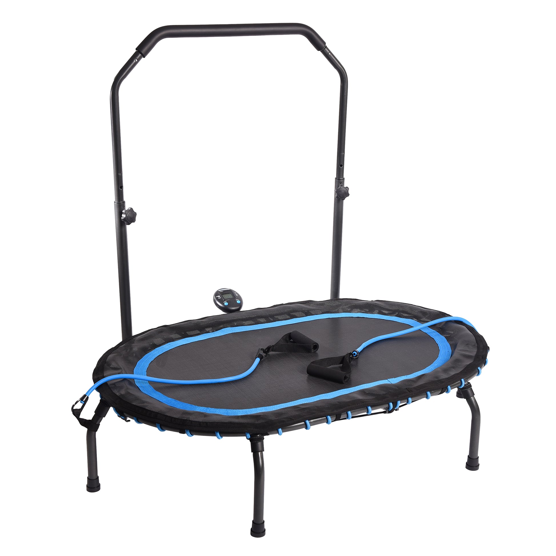 Stamina Products Stamina InTone Oval Fitness Rebounder Trampoline for Cardio with Handlebars
