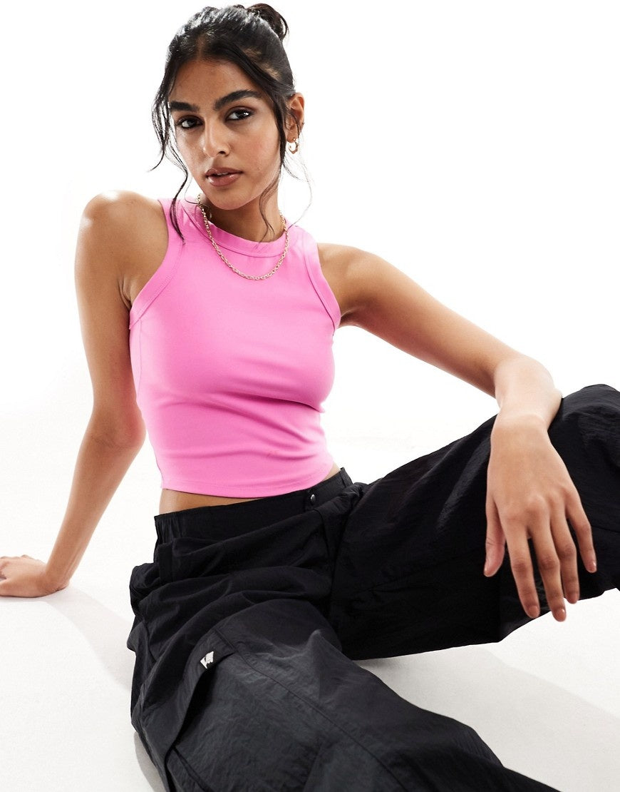 Nike Fitted Racerback Crop Tank