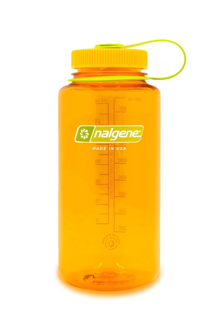 Nalgene Wide Mouth Sustain Water Bottle, 32 Oz, Marmalade Orange, 32oz, 2020-5832