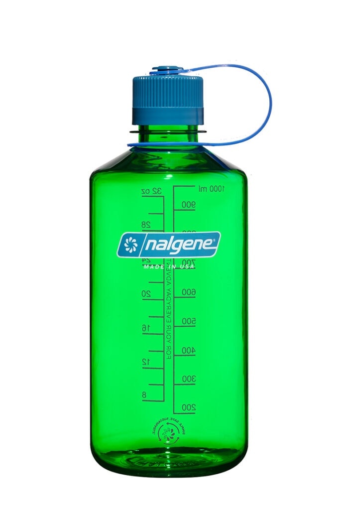 Nalgene Narrow Mouth Bottle, 32oz, Pastel Green, 32oz, 2021-3432