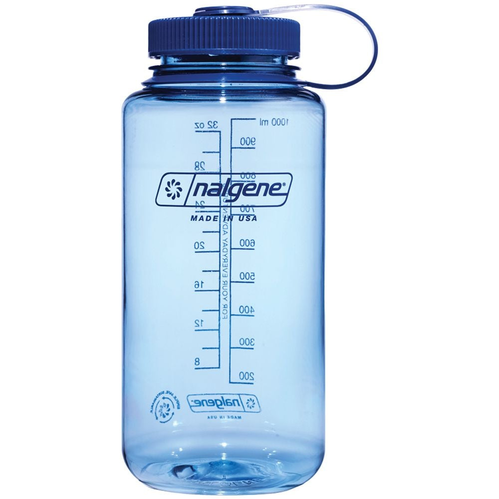 Nalgene Wide Mouth Sustain Water Bottle, 32 Oz, Baby Blue, 32oz, 2020-6232