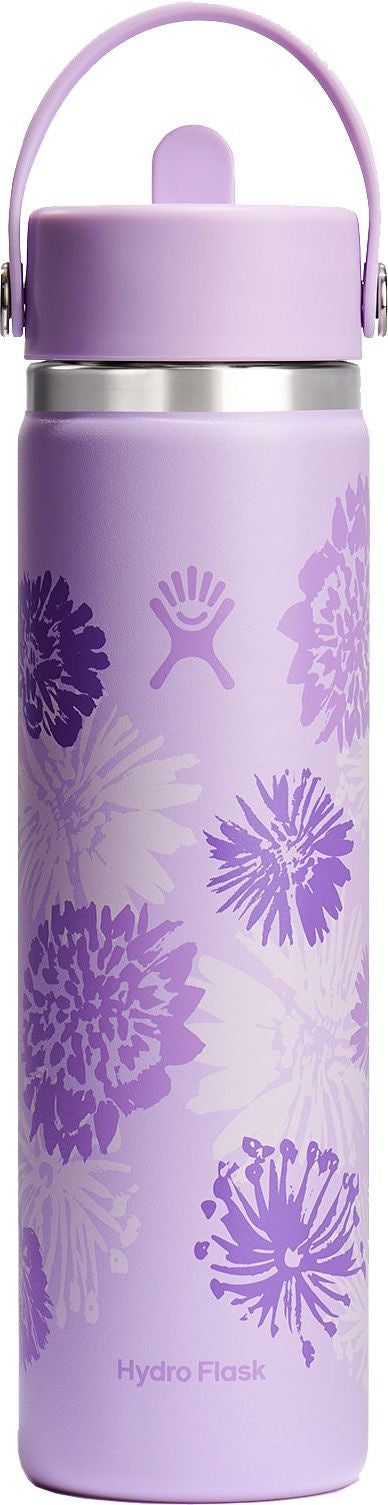 Hydro Flask 24 Oz. Wide Mouth Bottle with Flex Straw Cap, Pixie