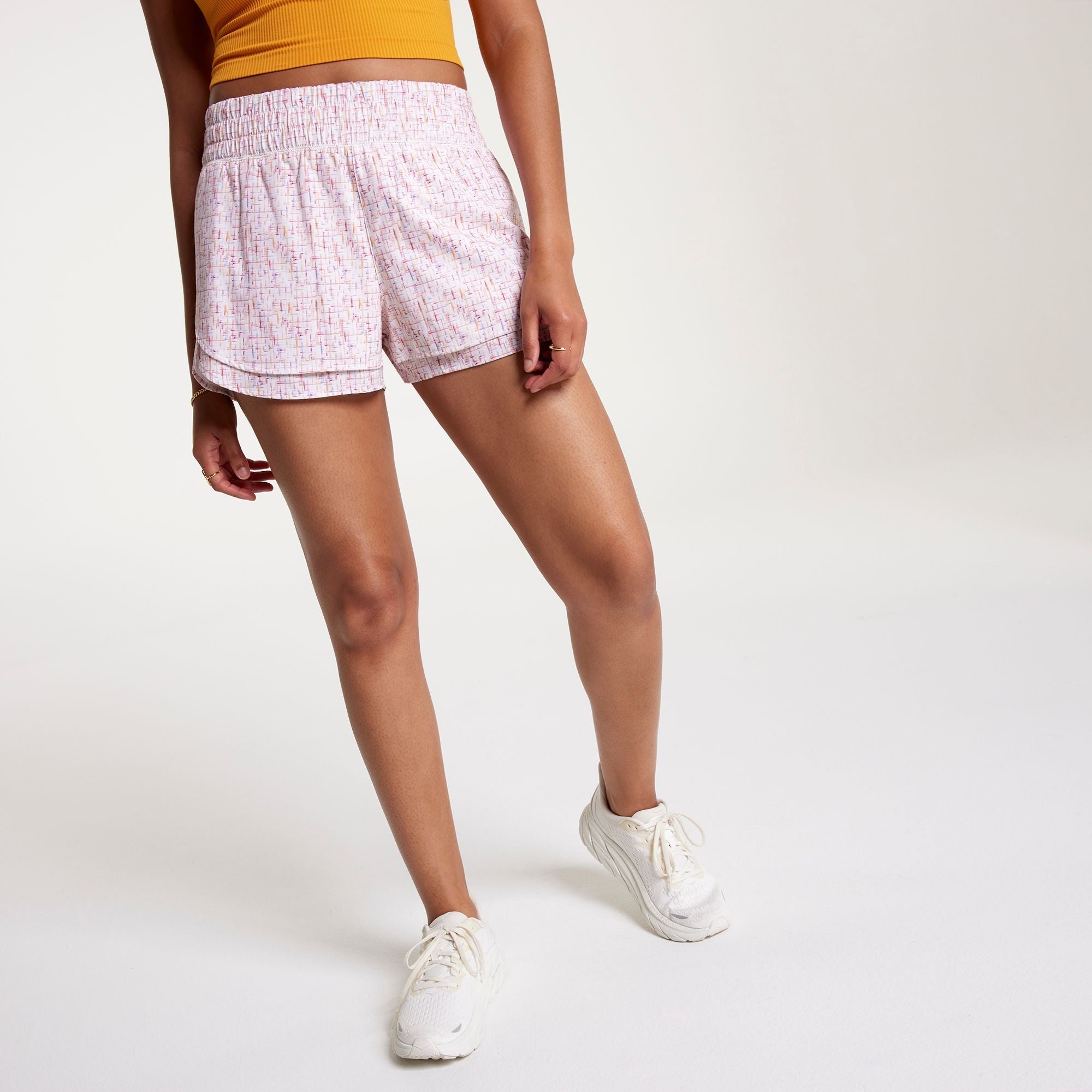 CALIA Women's Step up Short, XS, Thatch Marks Warm Multi