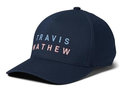 Men's TravisMathew Firework Float Golf Snapback Hat One Size Eclipse